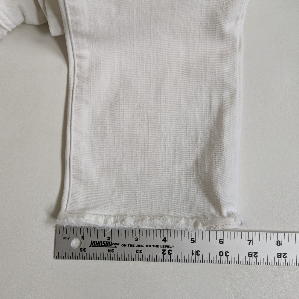 DL1961 Mara Instasculpt Straight Leg Ankle Women's White Jeans Size 28/6 - Picture 8 of 9